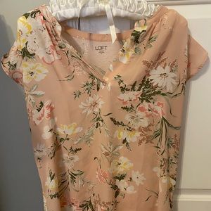 Floral loft blouse